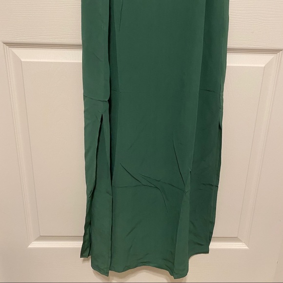 *SOLD* Acacia Silk Green Dress - Picture 3 of 5